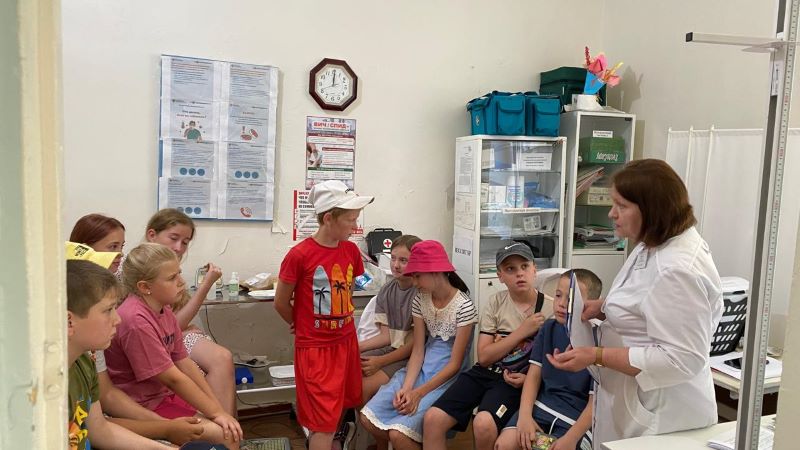 Санитарный щит России в нашей школе.